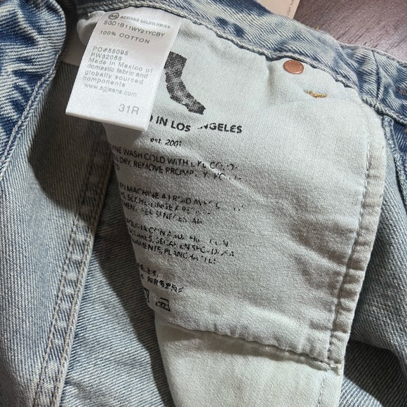 AG Adriano Goldschmied NEW Alexxis High Rise Jean Shorts Size 31 - Picture 7 of 8